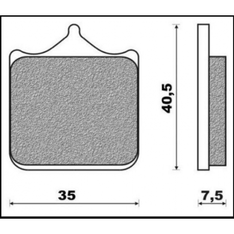 BRENTA KLOCKI HAMULCOWE KH322/4