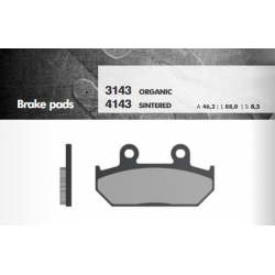 BRENTA KLOCKI HAMULCOWE KH124/2 CAGIVA/HONDA PRZÓD