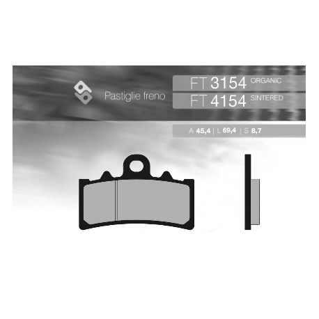 BRENTA KLOCKI HAMULCOWE KH606 KTM DUKE 125/200/390 '11-'16 PRZÓD