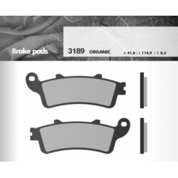 BRENTA KLOCKI HAMULCOWE KH261 / KH281 (GRUBOŚĆ 8,3MM)