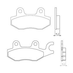 BRENTA KLOCKI HAMULCOWE KH197 SPIEK METALICZNY (ZŁOTE)