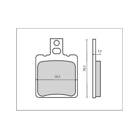 BRENTA KLOCKI HAMULCOWE KH47 SPIEK METALICZNY (ZŁOTE)