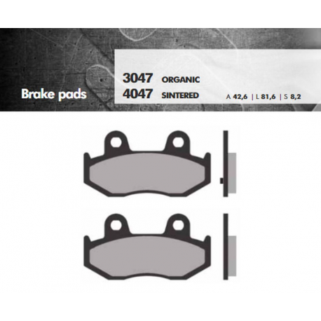 BRENTA KLOCKI HAMULCOWE KH411 SPIEK METALICZNY (ZŁOTE) BURGMAN