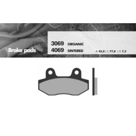 BRENTA KLOCKI HAMULCOWE KH86 SPIEK METALICZNY (ZŁOTE)