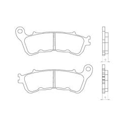 BRENTA KLOCKI HAMULCOWE KH388 SPIEK METALICZNY (ZŁOTE)