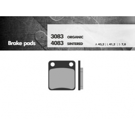 BRENTA KLOCKI HAMULCOWE KH54 / KH257 SPIEK METALICZNY (ZŁOTE)