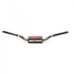 SCAR RACING KIEROWNICA 28,6MM MODEL RC BEND KOLOR CZARNY/BIAŁY GĄBKA KOLOR CZARNY/BIAŁY/CZERWONY