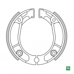 NEWFREN 2022/10 SZCZĘKI HAMULCOWE PRZÓD/TYŁ HONDA C 90 '82-'03, CR 80R '80-'85, CRF 150F '03-'17, CT 110 '80-'09, CT 125 '76-'85