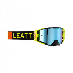 LEATT (NOWOŚĆ 2023) GOGLE VELOCITY 6.5 IRIZ GOGGLE CITRUS BLUE UC 26% - KOLOR CZARNY/ŻÓŁTY FLUO/POMARAŃCZOWY SZYBKA LUSTRZANA NI