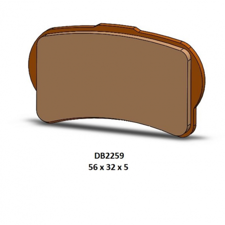 DELTA BRAKING 2022/06 KLOCKI HAMULCOWE PRZÓD KH644 GAS GAS TXT 125 '13-'17, TXT 250/280/300 '13-'19, MONTESA 4/4RT '14-'22, 300