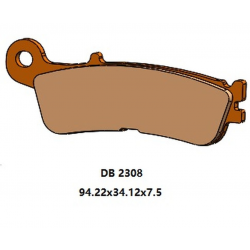 DELTA BRAKING 2022/06 KLOCKI HAMULCOWE PRZÓD KH755 FANTIC XX 125, XEF/XXF 250/450, XEX 250 '21-'22, YAMAHA WR/YZ 250F/450F '19-'