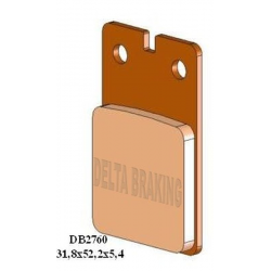 DELTA BRAKING 2022/06 KLOCKI HAMULCOWE PRZÓD KH99 APRILIA TR 125/260 '86-'88, BENELLI DEVIL/SPRING 50 '92-, MALAGUTI EVOLUTION/R
