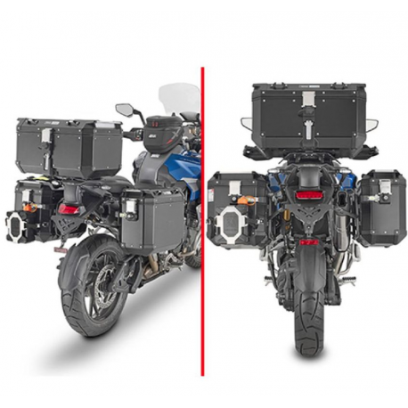 KAPPA 2022/11 STELAŻ KUFRÓW BOCZNYCH MONOKEY CAM SIDE TRIUMPH TIGER 1200 GT EXPLORER '22-, - POD KUFRY KFR K'FORCE ALU