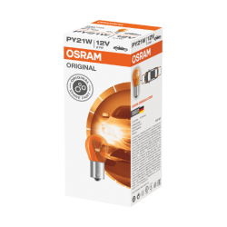OSRAM ŻARÓWKA 21W 12V BAU15S PY21W (ORANGE) - POMARAŃCZOWA KIERUNKOWSKAZ