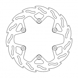 MOTO-MASTER TARCZA HAMULCOWA TYŁ / TYLNA FLAME 245MM, 4,4MM YAMAHA YZ/YZF 125/250/450 '16-, WRF 250 '17-'19, 450 '16-'18 (PATRZ