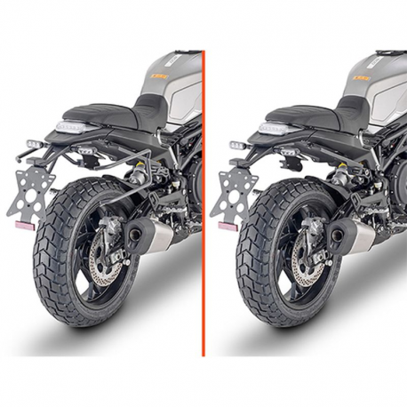 KAPPA 2023/01 STELAŻ POD TORBY (SAKWY) BOCZNE SZYBKIEGO MONTAŻU REMOVE-X BENELLI LEONCIO 800 '22-,