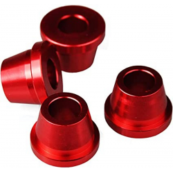 SCAR RACING RUBBER KILLERS TULEJKI MONTAŻOWE MOCOWAŃ KIEROWNICY DO PÓŁEK HONDA KOLOR CZERWONY