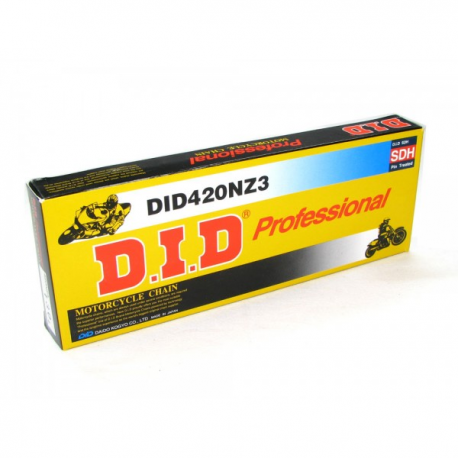 DID 420 NZ3-126 ŁAŃCUCH (126 OGNIW) BEZ O-RINGÓW (OTWARTY + ZAPINKA)