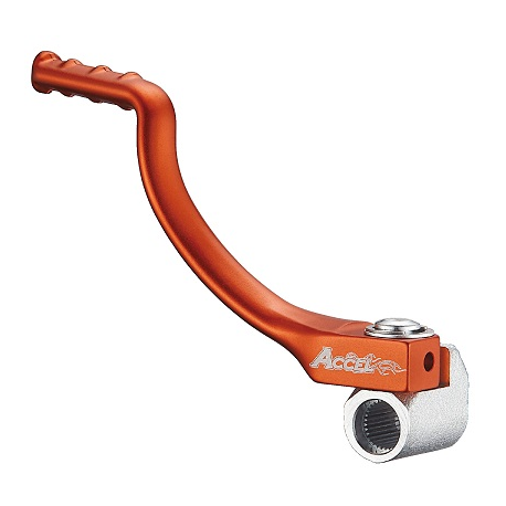 ACCEL DŹWIGNIA STARTERA (KOPKA) ALUMINIOWA KTM SX50 '09-'16, KOLOR POMARAŃCZOWY