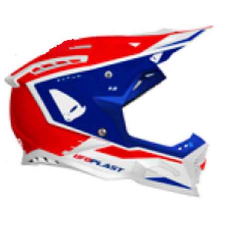 UFO 2023/07 KASK ECHUS CROSS KOLOR CZERWONY/NIEBIESKI/BIAŁY ROZMIAR L - UFO KOLEKCJA 2024