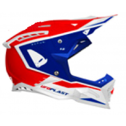 UFO 2023/07 KASK ECHUS CROSS KOLOR CZERWONY/NIEBIESKI/BIAŁY ROZMIAR M - UFO KOLEKCJA 2024