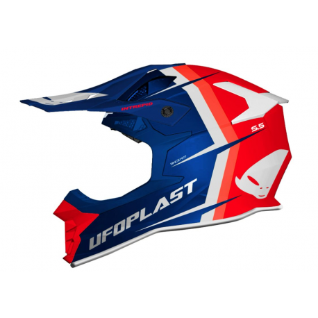 UFO 2023/07 KASK INTREPID CROSS KOLOR CZERWONY/NIEBIESKI/BIAŁY ROZMIAR S - UFO KOLEKCJA 2024
