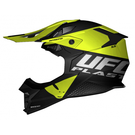 UFO 2023/07 KASK INTREPID CROSS KOLOR CZARNY/ŻÓŁTY FLUO ROZMIAR L - UFO KOLEKCJA 2024
