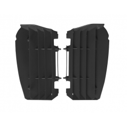 RACETECH (RTECH) 2023/10 OSŁONY (KRATKI) WLOTÓW CHŁODNIC POWIĘKSZONYCH YAMAHA YZ 125/250 '22-'23, YZ 125X/250X '23, KOLOR CZARNY