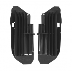 RACETECH (RTECH) 2023/10 OSŁONY (KRATKI) WLOTÓW CHŁODNIC POWIĘKSZONYCH YAMAHA YZ 450F '23, KOLOR CZARNY