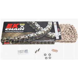EK ŁAŃCUCH ZVX3 ULTRA SPORT NX-RING 120 OGNIW KOLOR ZŁOTY (DO 1300CCM) (45,8KN) (MADE IN JAPAN) (ZAKUWKA)
