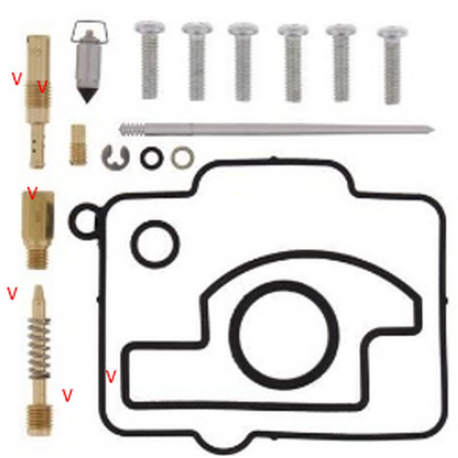 BEARING WORX 2023/04 ZESTAW NAPRAWCZY GAŹNIKA KAWASAKI KX 250 '01, (26-1137)
