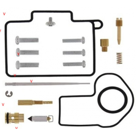 BEARING WORX 2023/04 ZESTAW NAPRAWCZY GAŹNIKA HONDA CR 250R '04, (26-1163)
