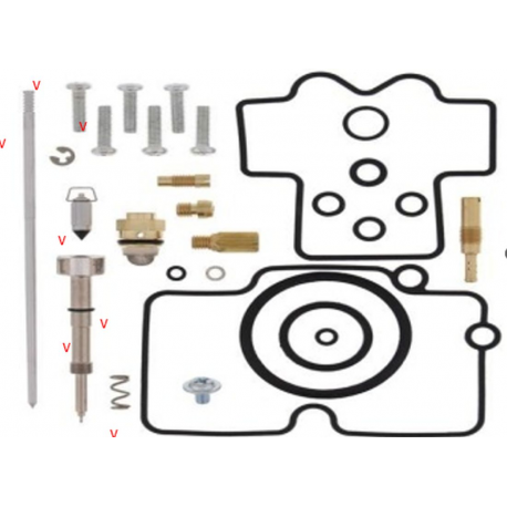 BEARING WORX 2023/04 ZESTAW NAPRAWCZY GAŹNIKA HONDA CRF 450R '03, (26-1461)