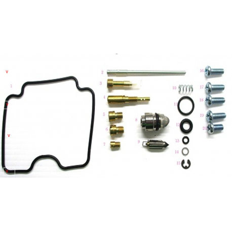 BEARING WORX 2023/04 ZESTAW NAPRAWCZY GAŹNIKA SUZUKI LT-F 300F KING QUAD '00-'02 (26-1095)