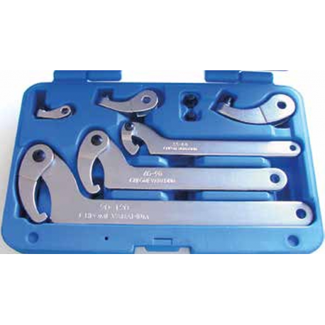 BUZZETTI ZESTAW NARZĘDZI KLUCZY PRZEGUBOWYCH DO NAKRĘTEK PIERŚCIENIOWYCH TYPU SEKTOROWEGO