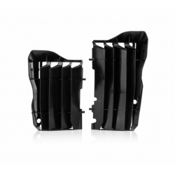 UFO 2024/01 OSŁONY CHŁODNICY (KRATKI) HONDA CRF 250 R '18-'19, CRF 250 RX '19, KOLOR CZARNY