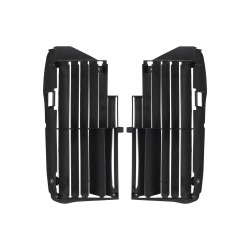 POLISPORT OSŁONY CHŁODNICY (KRATKI - KOMPLET) YAMAHA YZ 250F '24 YZ 450F '23-'24 WR 450F '24 KOLOR CZARNY