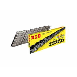 DID 520VX3-128 ŁAŃCUCH NAPĘDOWY (128 OGNIW) (OTWARTY + ZAPINKA)