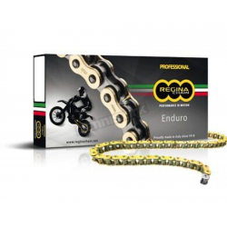 REGINA 2024/02 ŁAŃCUCH NAPĘDOWY 525ZRE (116 OGNIW) Z-RING ENDURO DO 750 CCM ZŁOTY (ZAPINKA+ZAKUWKA) (137ZRE/1000)