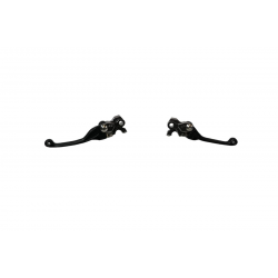 POLISPORT ZESTAW DŹWIGNIA SPRZĘGŁA I HAMULCA HUSQVARNA TE/FE '22-'24 GAS GAS EC/EC-F '21-'24 KOLOR CZARNY