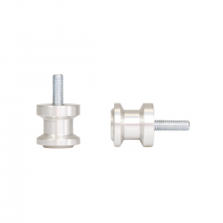 BIKETEC ROLKI (SLIDERY) WKRĘCANE DO WAHACZA M6X1 KOLOR SREBRNY (0690166100)