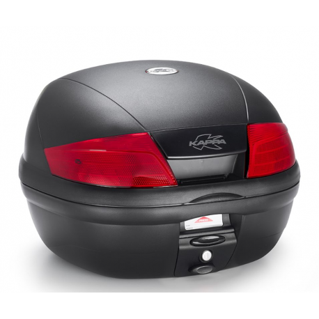 KAPPA 2024/05 KUFER CENTRALNY 35L MONOLOCK K35N2 ACTION Z CZERWONYMI ODBLASKAMI ( ZAWIERA PŁYTĘ ) - ZASTĘPUJE K35N