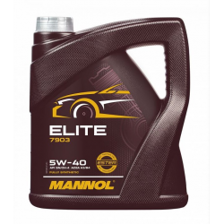 MANNOL OLEJ SILNIKOWY 4T ELITE 5W40 4L (API SN/CH-4, JASO MA2) SEMISYNTETYK (7903) (4)