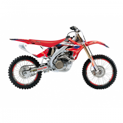 BLACKBIRD KOMPLET NAKLEJEK (OKLEIN) HONDA CRF 450R '05-'08 DREAM 5 KOLOR CZERWONY