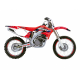 BLACKBIRD KOMPLET NAKLEJEK (OKLEIN) HONDA CRF 450R '02-'04 DREAM 5 KOLOR CZERWONY CZARNY