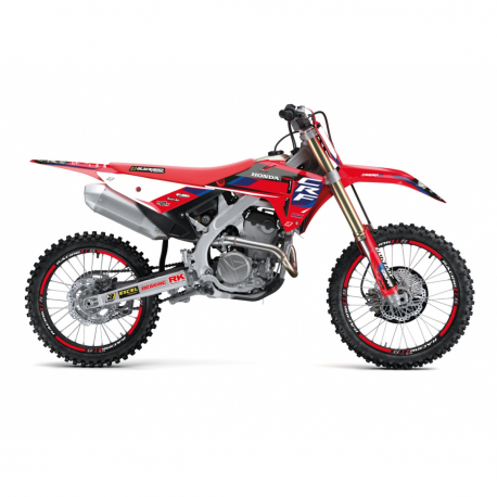 BLACKBIRD KOMPLET NAKLEJEK (OKLEIN) HONDA CRF 250R '25 CRF 450R '25 DREAM 5 KOLOR CZERWONY CZARNY BIAŁY