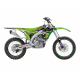 BLACKBIRD KOMPLET NAKLEJEK (OKLEIN) KAWASAKI KX 450F '16-'18 DREAM 5 KOLOR ZIELONY CZARNY