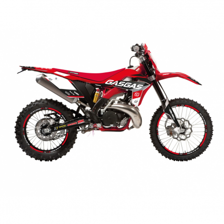 BLACKBIRD KOMPLET NAKLEJEK (OKLEIN) GAS GAS EC 125/250/300 '12-'15, ECF 250/300/450 '14-'17 DREAM 5 KOLOR CZERWONY CZARNY BIAŁY