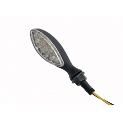 EMGO 2025/02 KIERUNKOWSKAZY LED UNIWERSALNE (PARA) (DŁUGOŚĆ 7 CM / 5,5 CM) KOLOR CZARNY (HOMOLOGACJA)