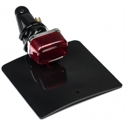 EMGO 2025/02 LAMPA TYLNA ENDURO CLASSIC Z MOCOWANIEM TABLICY REJESTRACYJNEJ KOLOR CZARNY